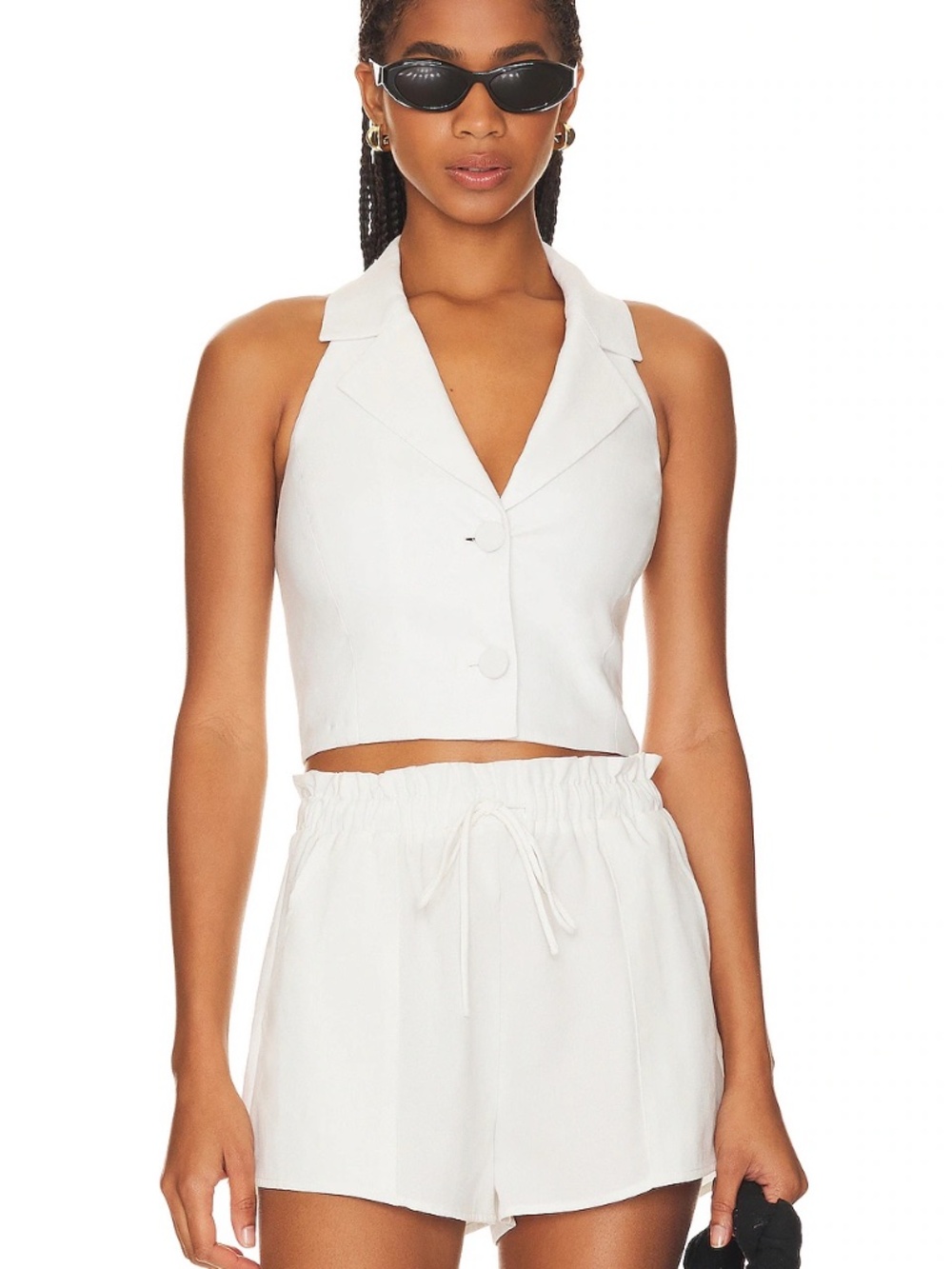 Meri Blazer Top Alice + Olivia